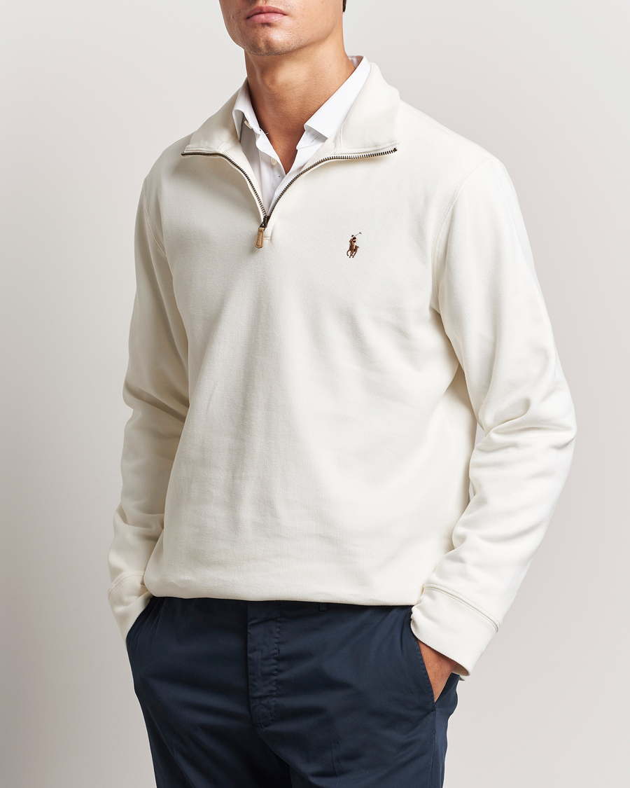 Homme | Pulls Et Tricots | Polo Ralph Lauren | Double Knit Jaquard Half Zip Sweater Nevis