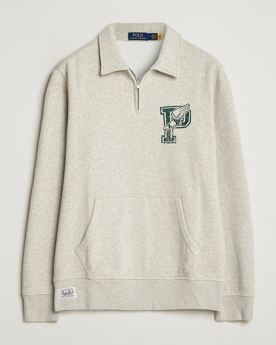 Homme | Pulls Et Tricots | Polo Ralph Lauren | P Fleece Half Zip Light Vintage Heather
