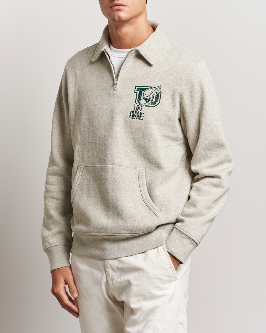 Homme | Pulls Et Tricots | Polo Ralph Lauren | P Fleece Half Zip Light Vintage Heather