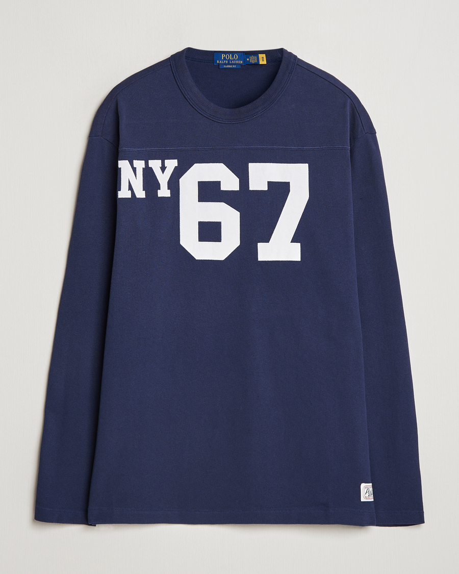 Homme | T-shirts | Polo Ralph Lauren | NYC Long Sleeve T-Shirt Cruise Navy