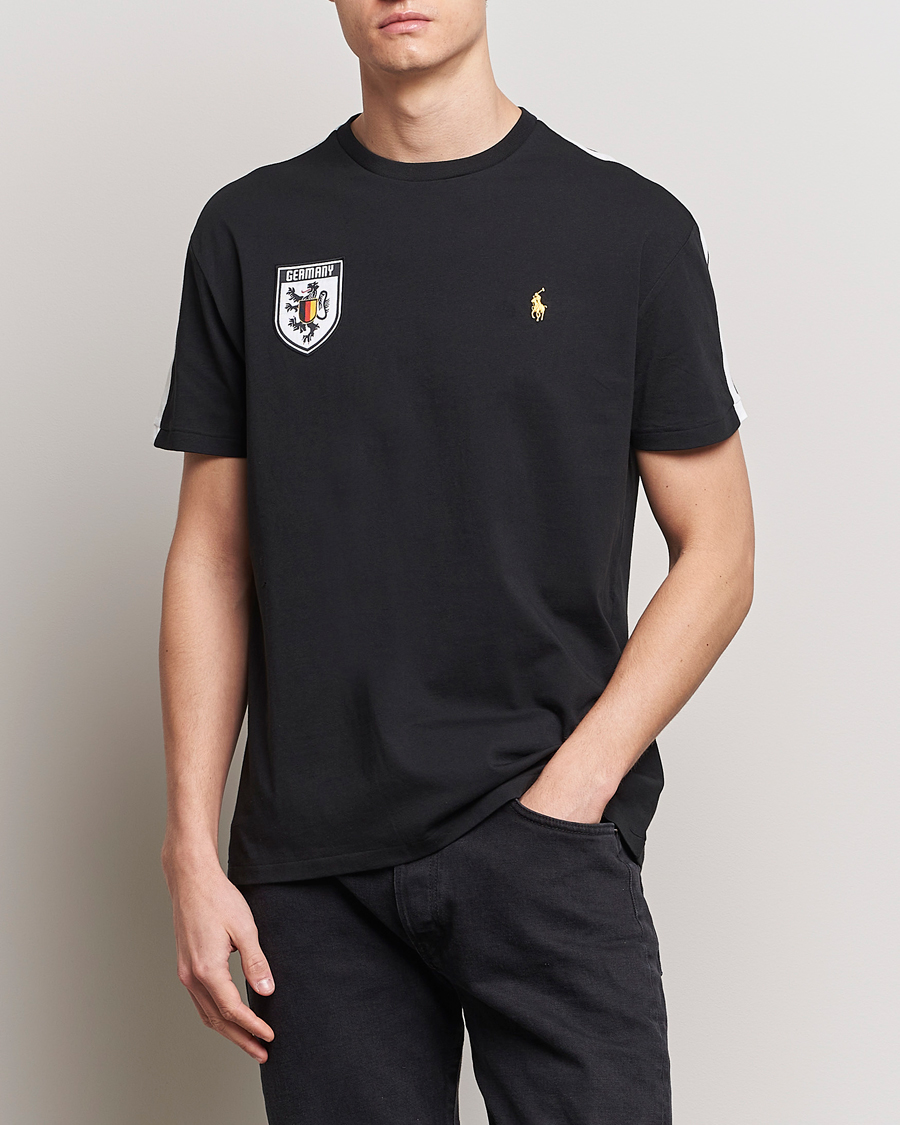 Homme | T-Shirts Noirs | Polo Ralph Lauren | Classic Fit Country T-Shirt Black