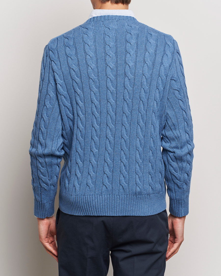 Homme | Pulls Et Tricots | Polo Ralph Lauren | Cotton Cable Pullover Lake Heather