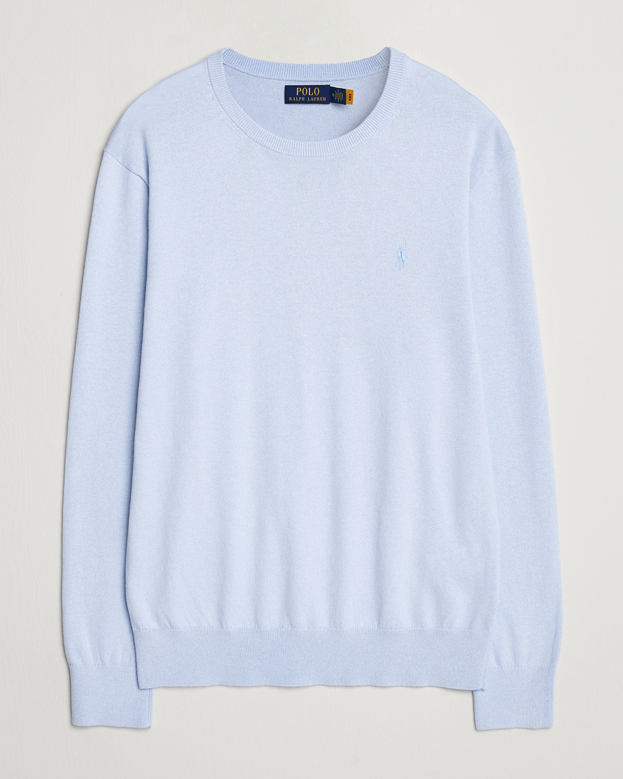 Homme | Pulls Et Tricots | Polo Ralph Lauren | Cotton/Cashmere Crew Neck Pullover Oxford Blue