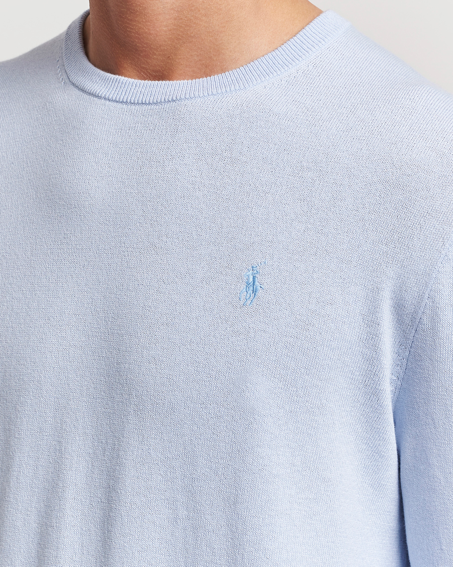 Homme | Pulls Et Tricots | Polo Ralph Lauren | Cotton/Cashmere Crew Neck Pullover Oxford Blue
