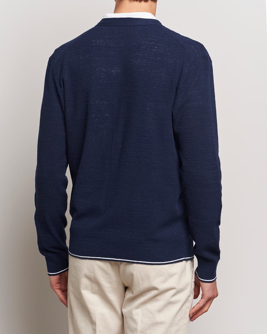 Homme | Pulls Et Tricots | Polo Ralph Lauren | Textured Knitted Cardigan Bright Navy