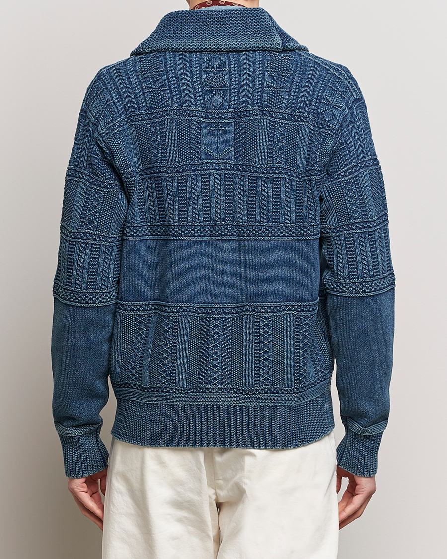 Homme | Pulls Et Tricots | Polo Ralph Lauren | Knitted Shawl Collar Cardigan Dark Indigo