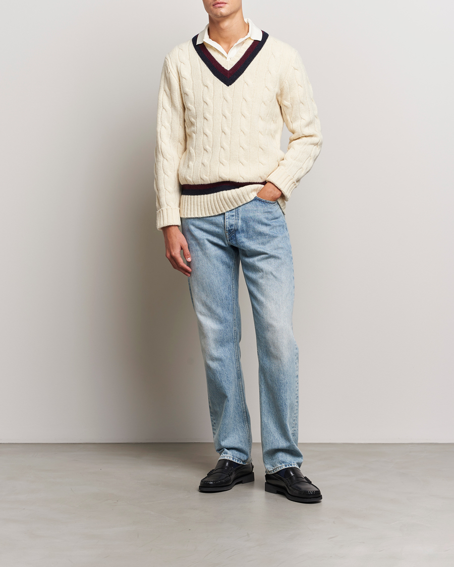 Homme | Pulls Et Tricots | Polo Ralph Lauren | Wool Cricket Sweater Cream