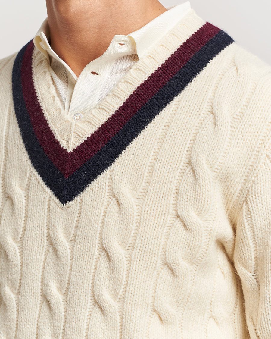 Homme | Pulls Et Tricots | Polo Ralph Lauren | Wool Cricket Sweater Cream