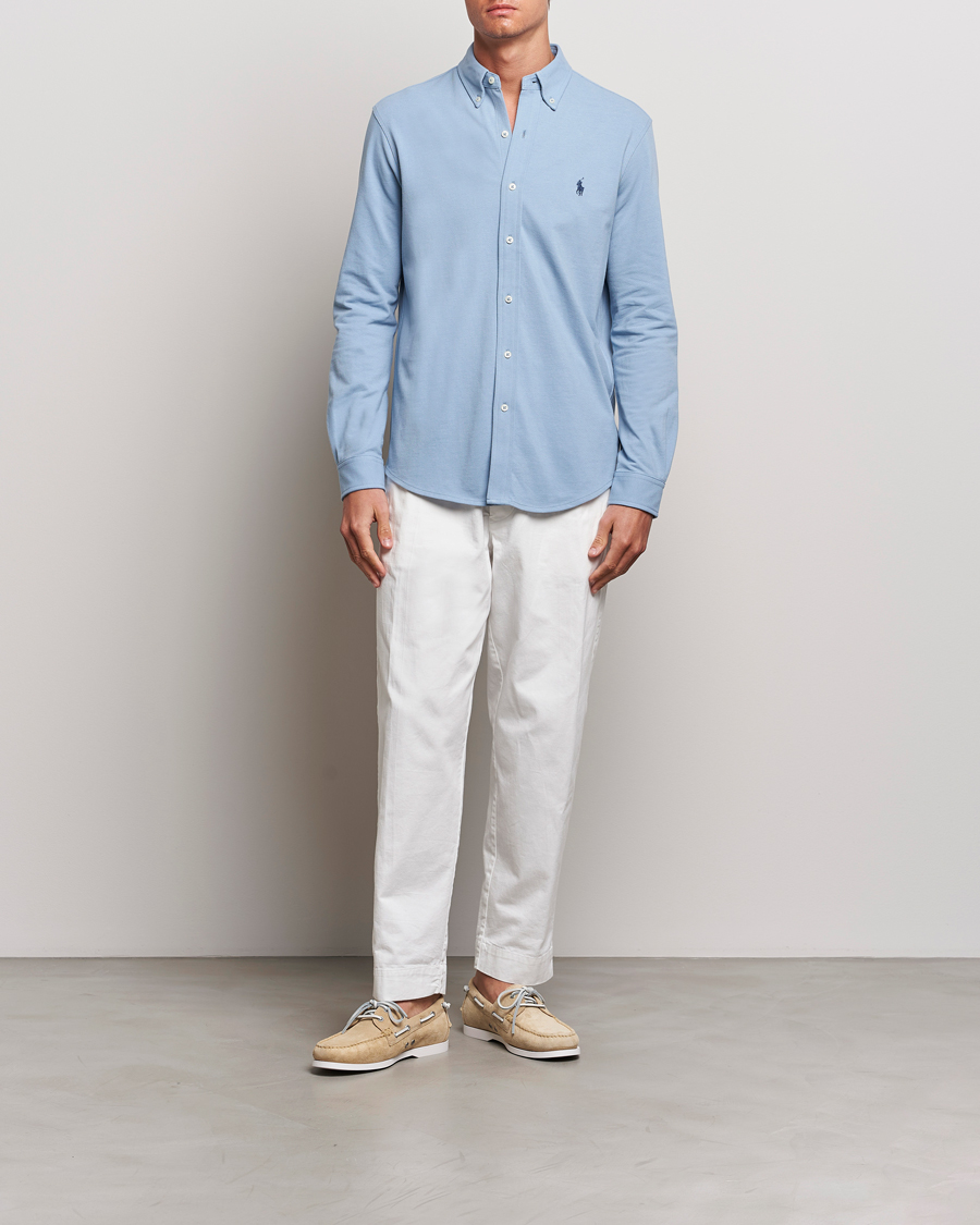 Homme | Chemises | Polo Ralph Lauren | Featherweight Mesh Shirt Vessel Blue