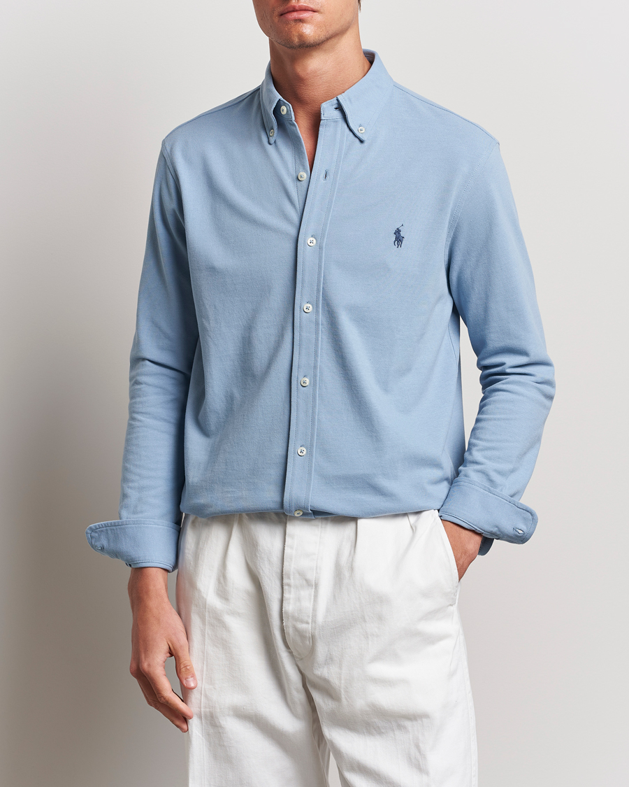 Homme | Chemises | Polo Ralph Lauren | Featherweight Mesh Shirt Vessel Blue