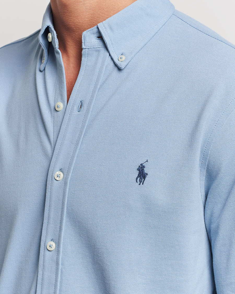 Homme | Chemises | Polo Ralph Lauren | Featherweight Mesh Shirt Vessel Blue