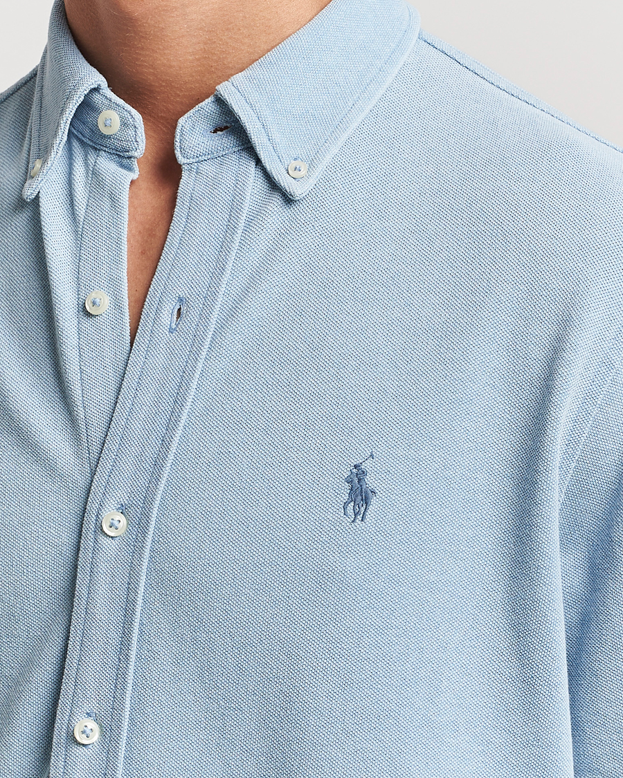 Homme | Chemises | Polo Ralph Lauren | Featherweight Mesh Shirt Light Indigo
