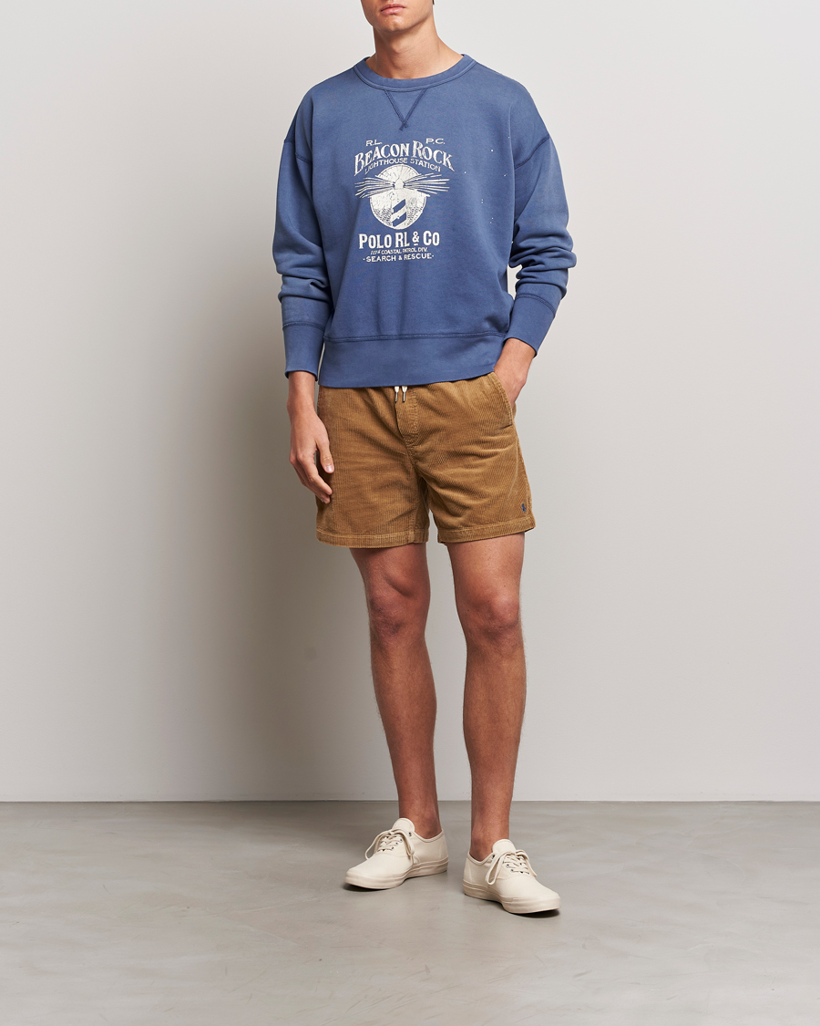 Homme | Shorts | Polo Ralph Lauren | Prepster Corduroy Drawstring Shorts Despatch Tan