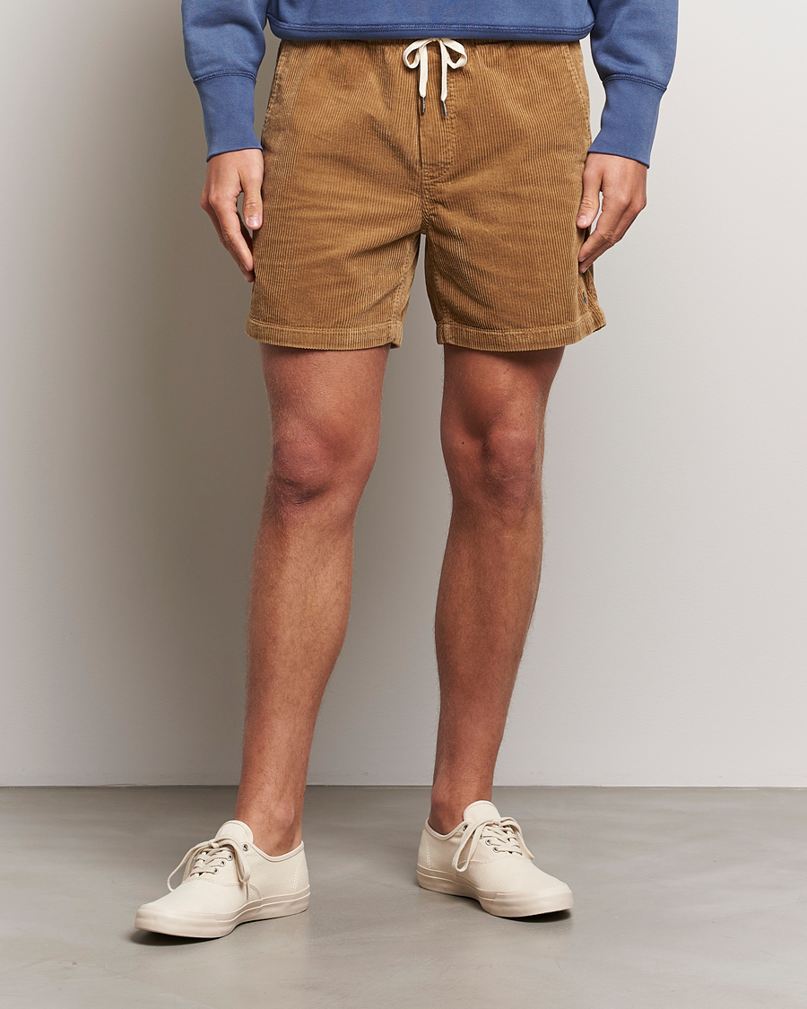 Homme | Shorts | Polo Ralph Lauren | Prepster Corduroy Drawstring Shorts Despatch Tan
