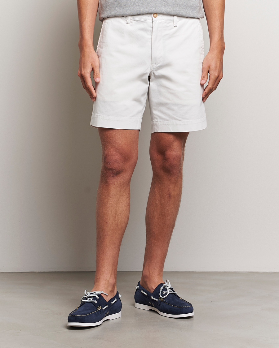 Homme |  | Polo Ralph Lauren | Tailored Slim Fit Shorts Deckwash White