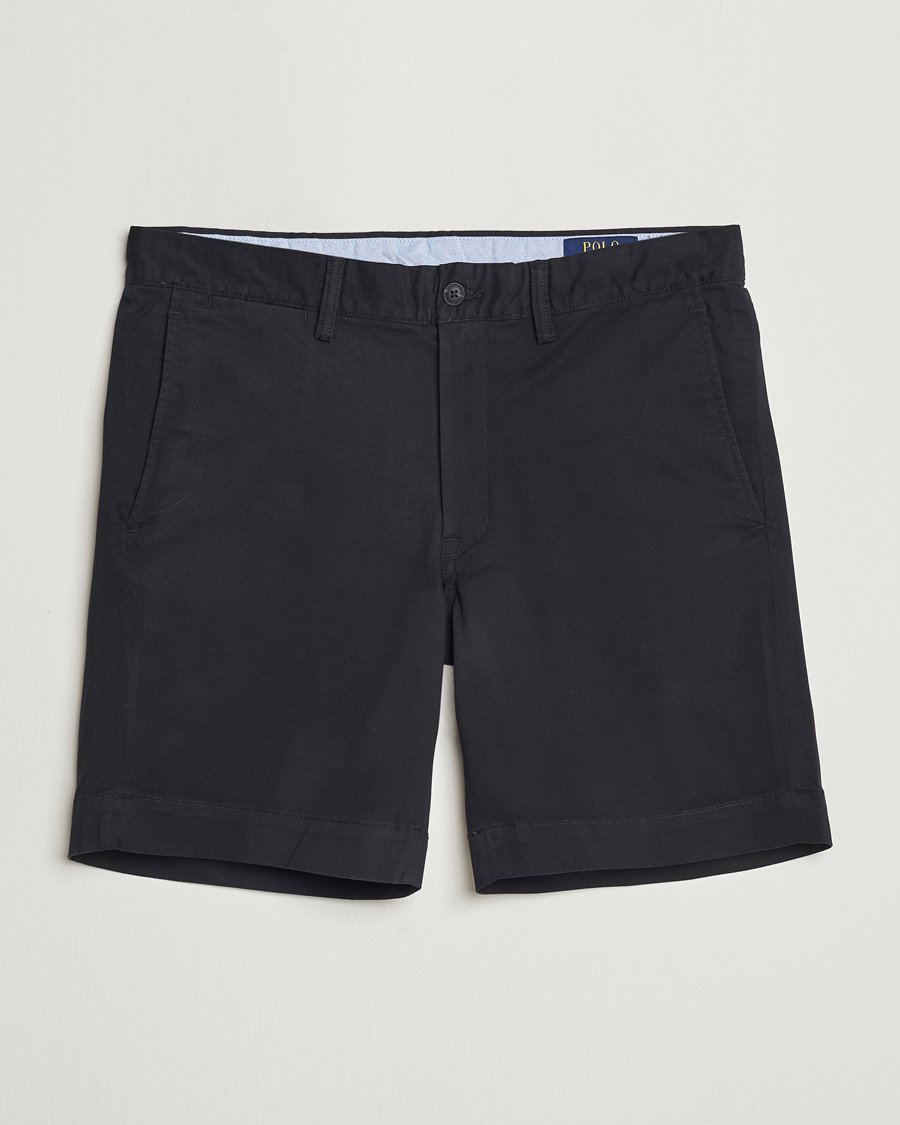 Homme | Shorts | Polo Ralph Lauren | Tailored Slim Fit Shorts Black