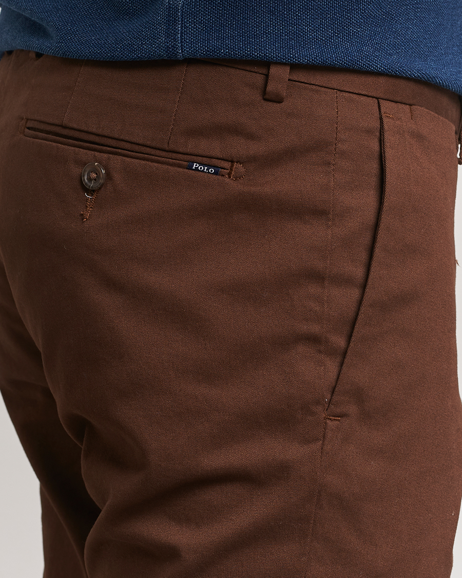 Homme | Pantalons | Polo Ralph Lauren | Slim Fit Stretch Chinos Branch Brown