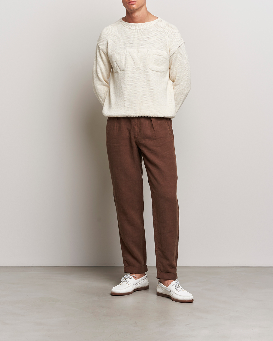 Homme | Pantalons | Polo Ralph Lauren | Prepster Linen Trousers Chocolate Mousse