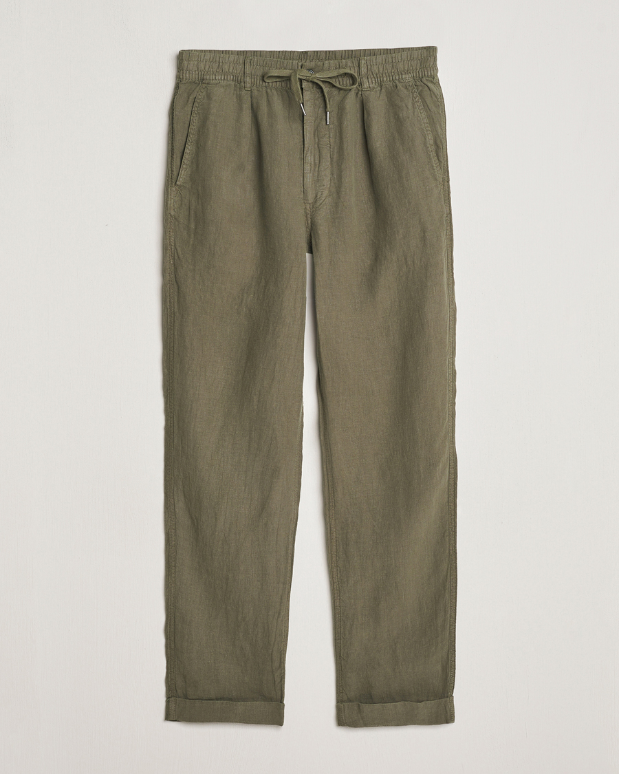 Homme | Pantalons | Polo Ralph Lauren | Prepster Linen Trousers Thermal Green