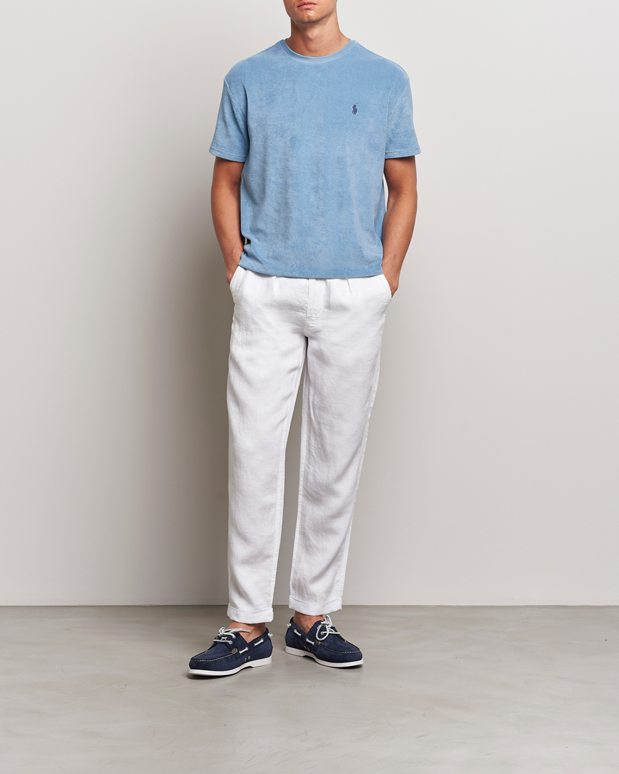 Homme | Pantalons | Polo Ralph Lauren | Prepster Linen Trousers Ceramic White