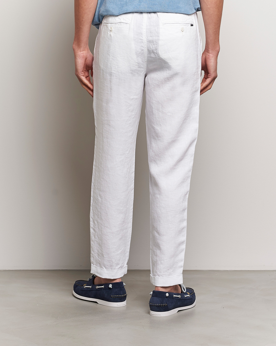 Homme | Pantalons | Polo Ralph Lauren | Prepster Linen Trousers Ceramic White