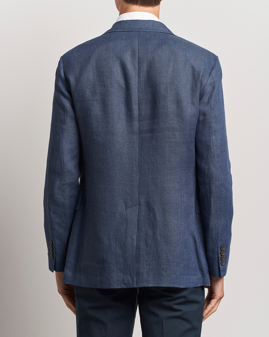 Homme | Blazers | Polo Ralph Lauren | Wool Dogtooth Sportcoat Navy/Blue