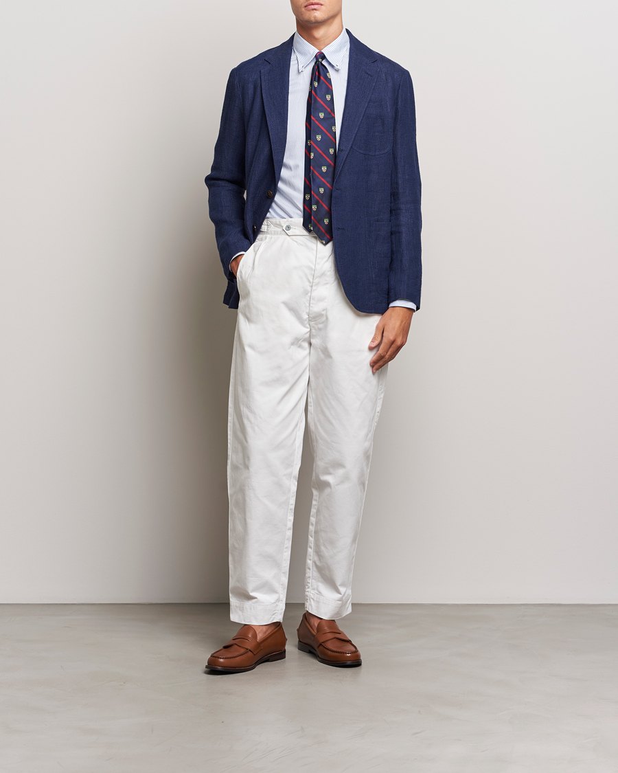 Homme | Blazers | Polo Ralph Lauren | Waffle Textured Sportcoat Navy