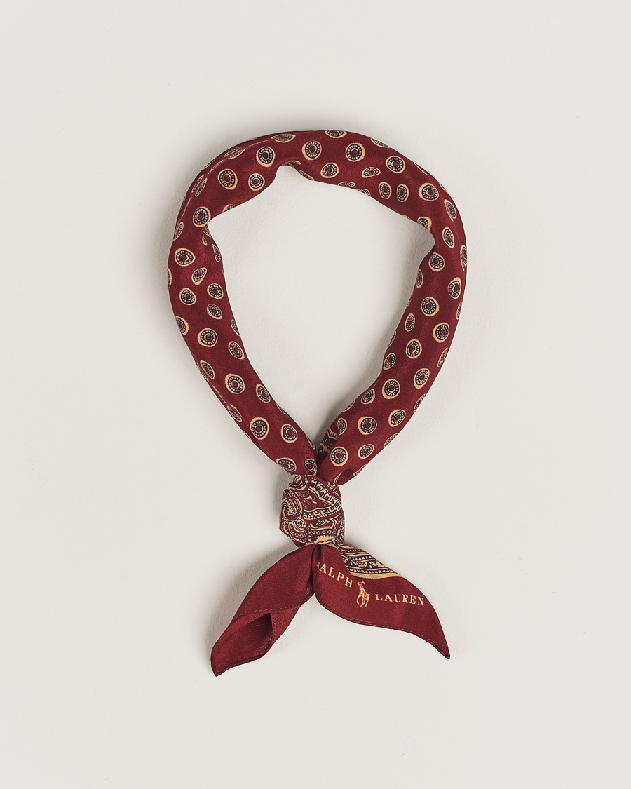 Homme | Polo Ralph Lauren Printed Bandana Red | Polo Ralph Lauren | Printed Bandana Red