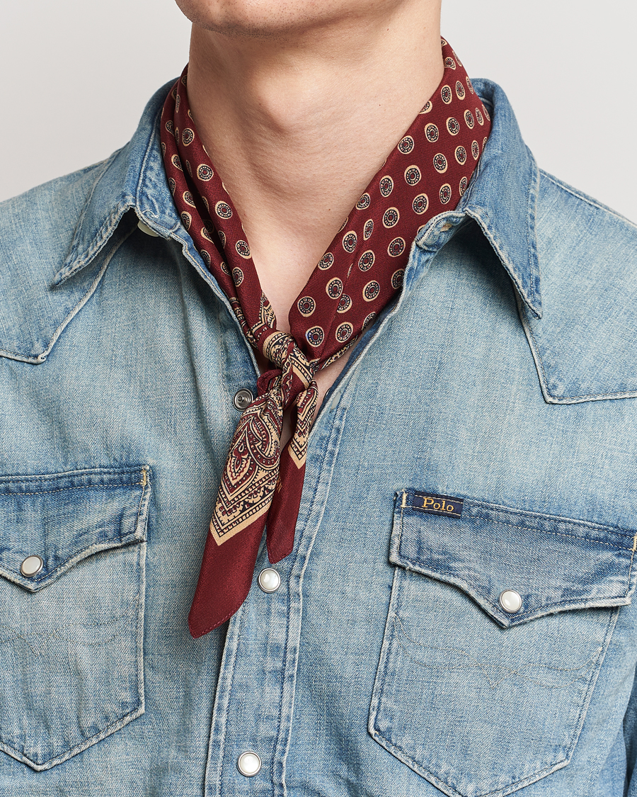 Homme | Polo Ralph Lauren Printed Bandana Red | Polo Ralph Lauren | Printed Bandana Red
