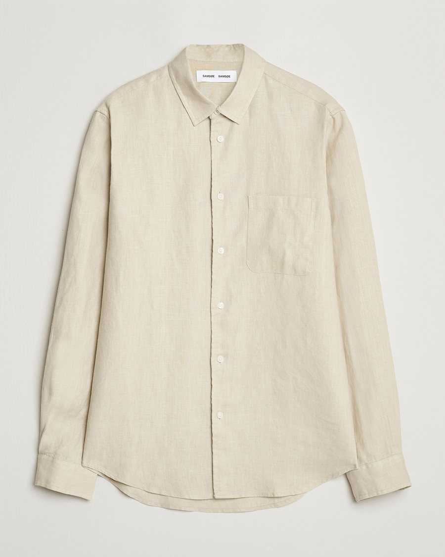 Homme | Chemises | Samsøe Samsøe | Liam Linen Shirt Castle Wall
