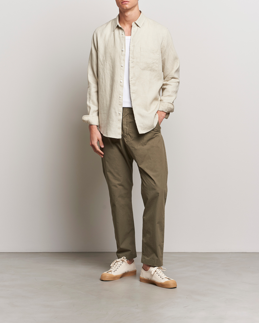 Homme | Chemises | Samsøe Samsøe | Liam Linen Shirt Castle Wall