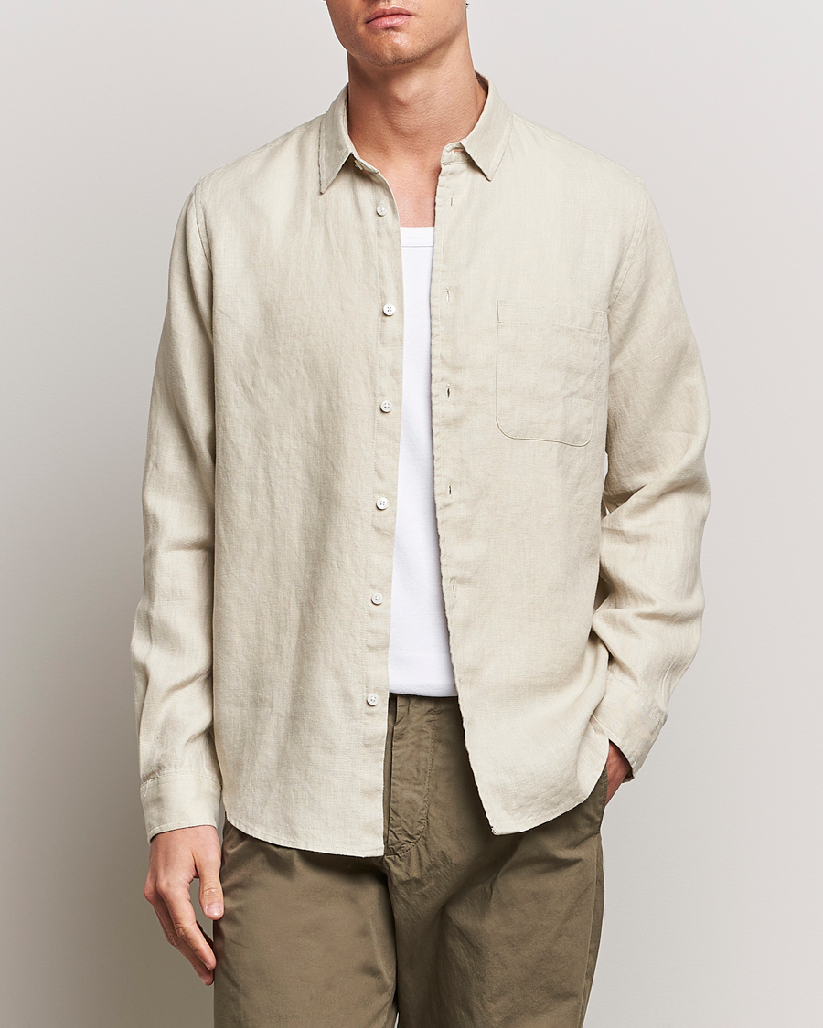 Homme | Chemises | Samsøe Samsøe | Liam Linen Shirt Castle Wall
