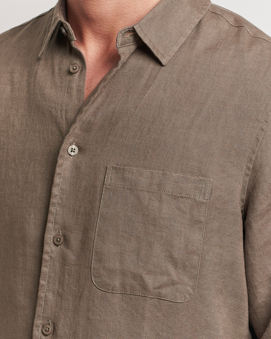 Homme | Chemises | Samsøe Samsøe | Liam Linen Shirt Bungee Cord