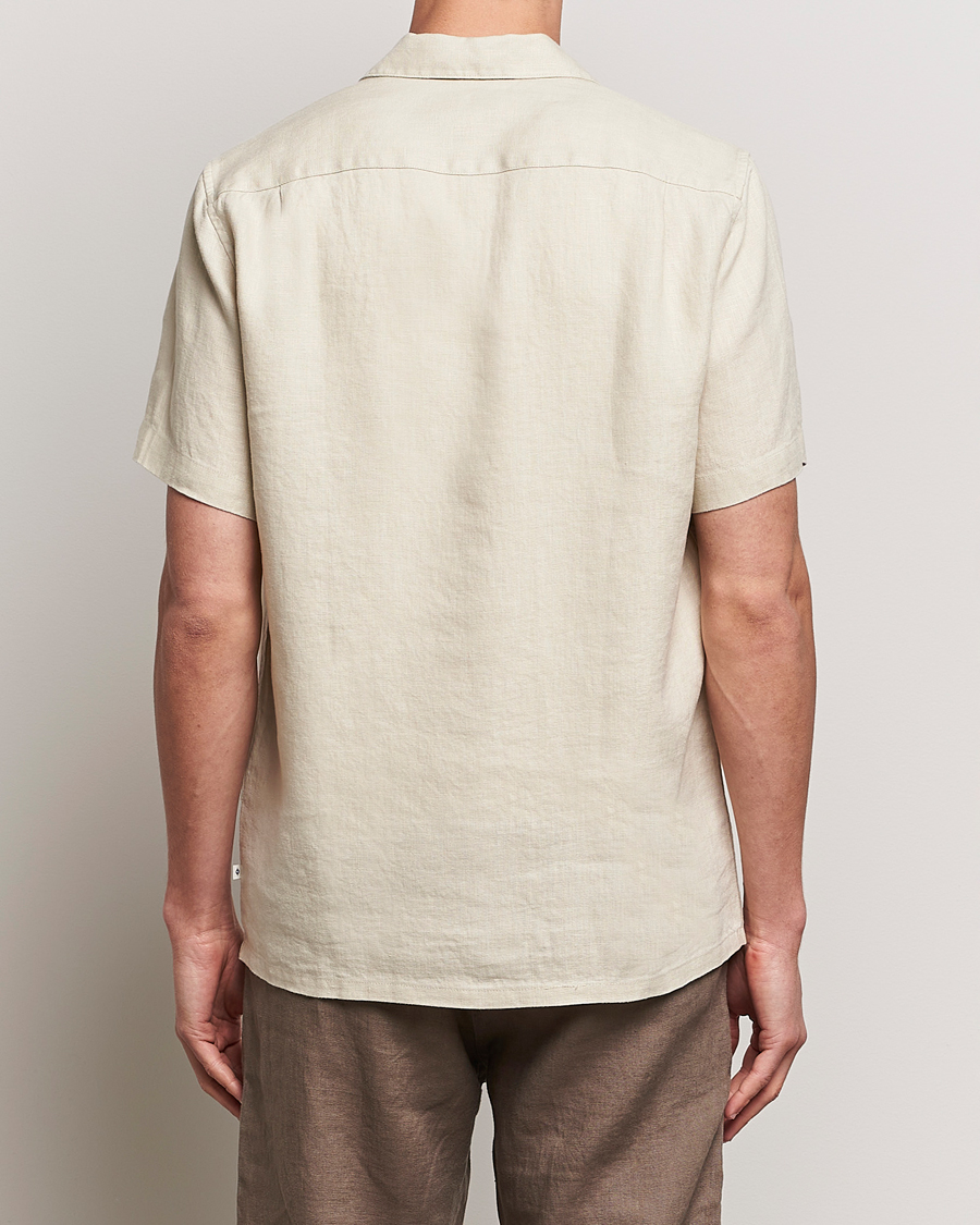 Homme | Chemises | Samsøe Samsøe | Saavan Linen Short Sleeve Shirt Castle Wall