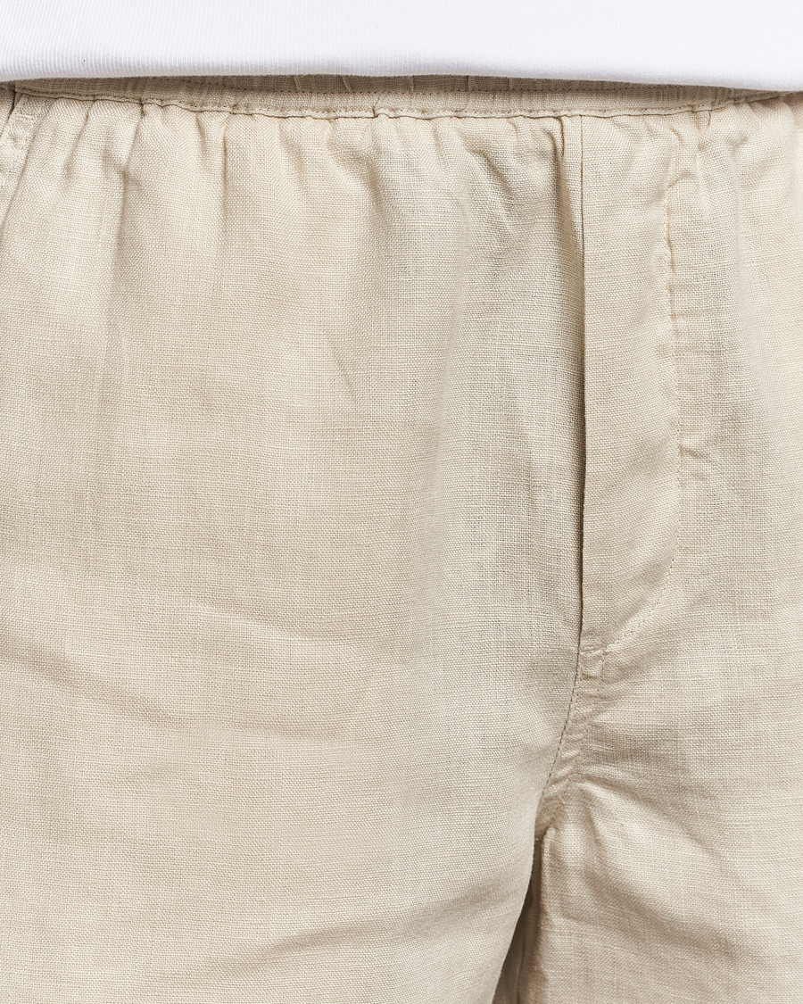 Homme | Shorts | Samsøe Samsøe | Sajabari Linen Drawstring Shorts Castle Wall