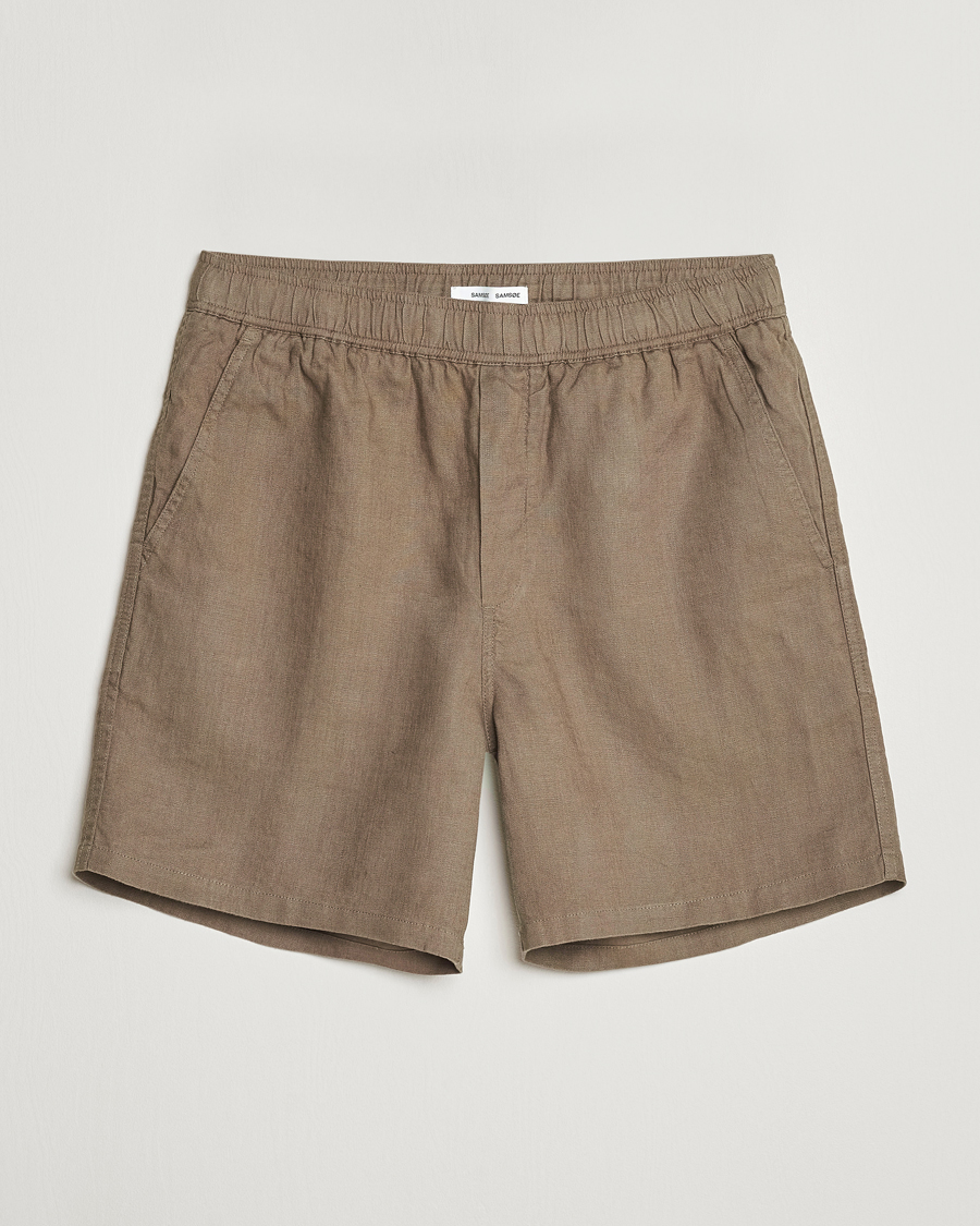 Homme | Shorts | Samsøe Samsøe | Sajabari Linen Drawstring Shorts Bungee Cord