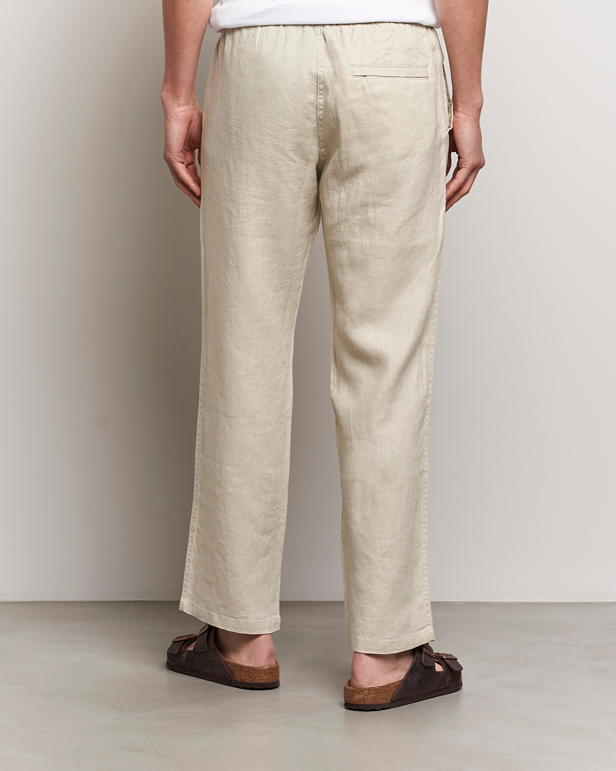 Homme | Pantalons | Samsøe Samsøe | Sajabari Linen Drawstring Trousers Castle Wall