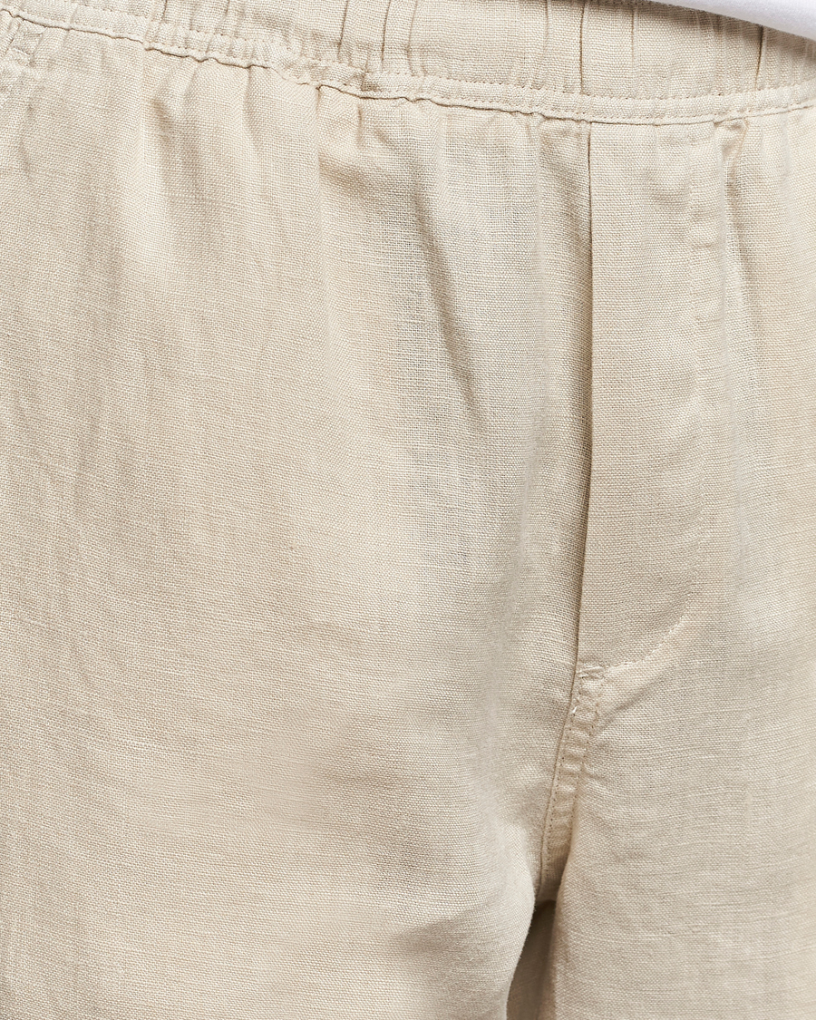 Homme | Pantalons | Samsøe Samsøe | Sajabari Linen Drawstring Trousers Castle Wall