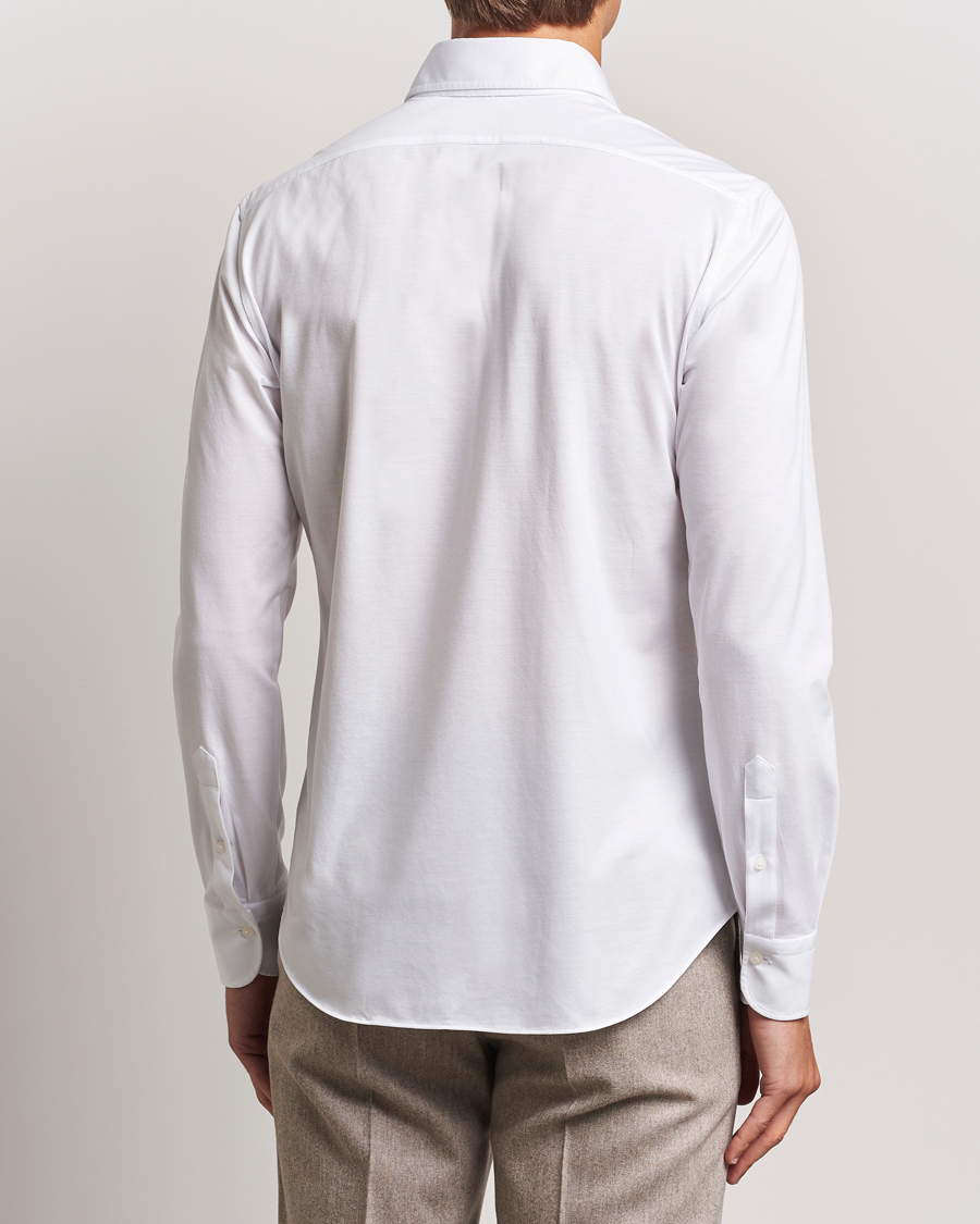 Homme | Chemises | Grigio | Cotton Jersey Shirt White