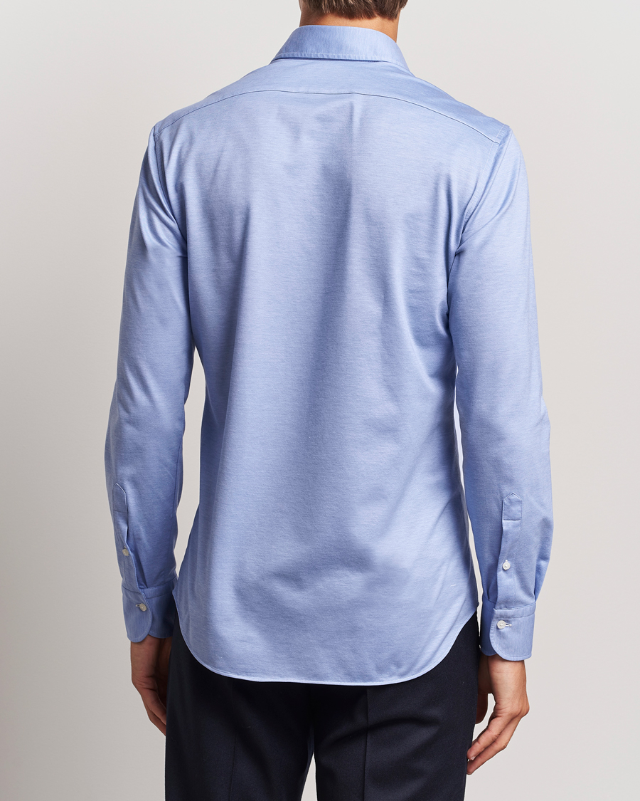 Homme | Chemises | Grigio | Cotton Jersey Shirt Light Blue