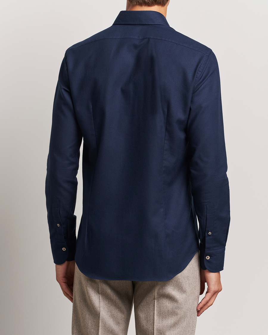 Homme | Chemises | Grigio | Cotton Twill Shirt Navy