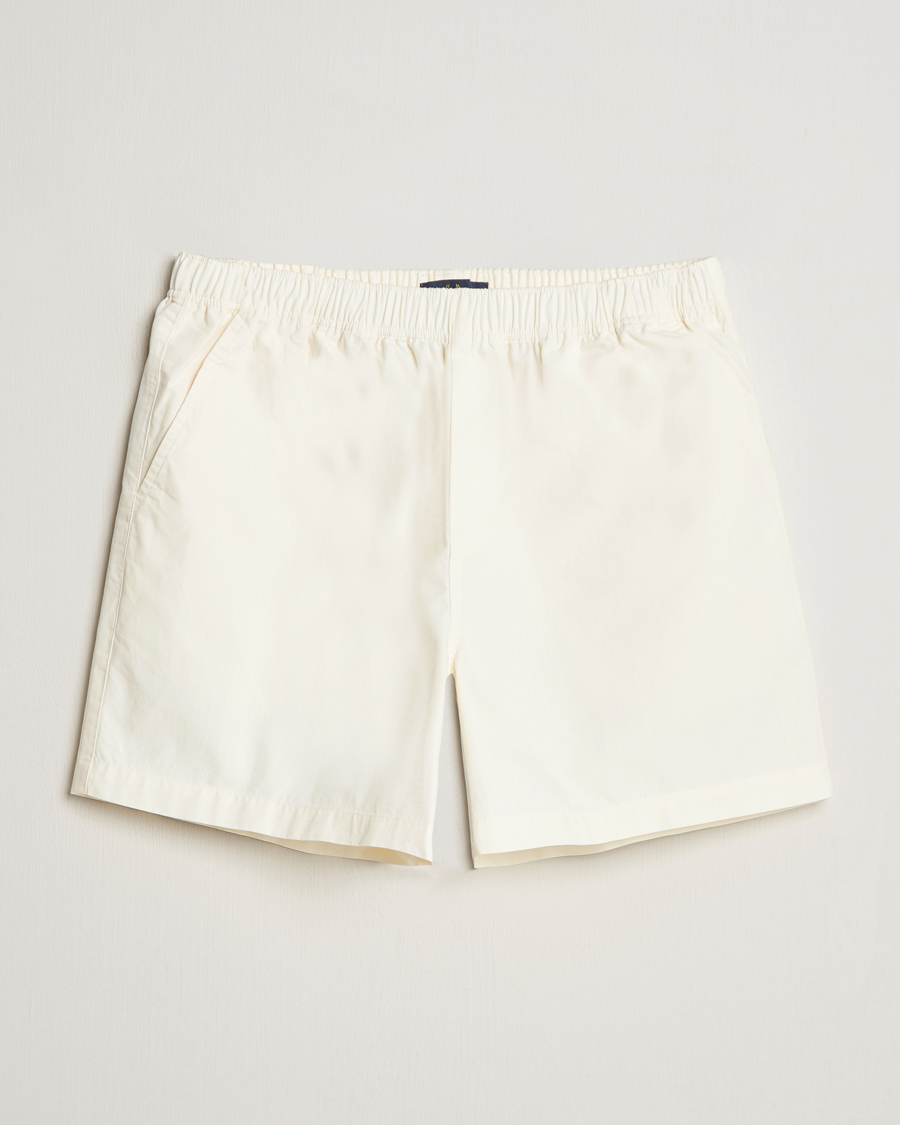 Homme | Shorts | Fred Perry | Woven Ripstop Drawstring Shorts Ecru