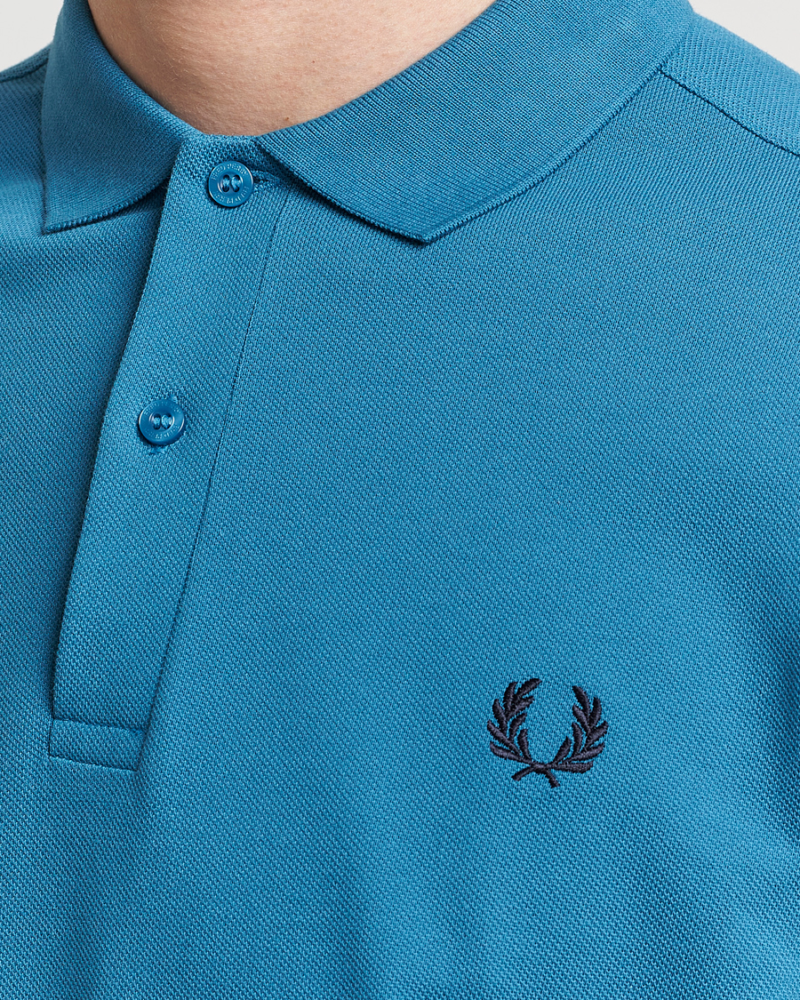 Homme | Polos | Fred Perry | Plain Polo Shirt Ocean Blue