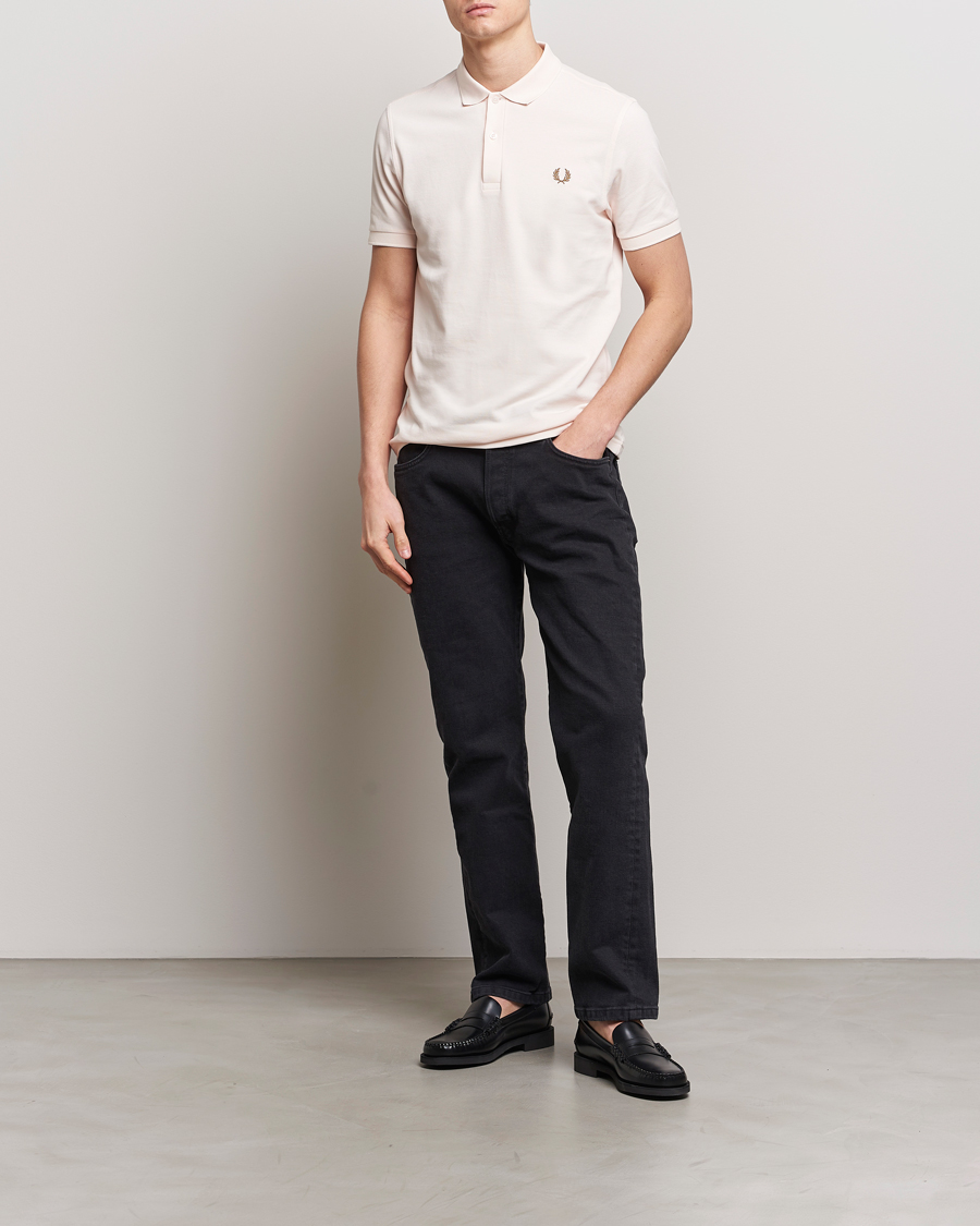 Homme | Polos | Fred Perry | Plain Polo Shirt Silky Peach