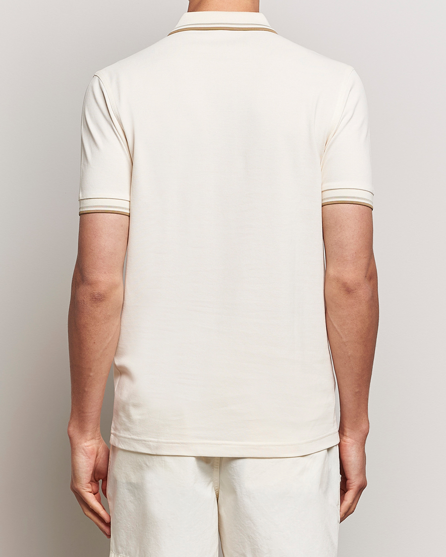 Homme | Polos | Fred Perry | Twin Tipped Polo Shirt Ecru