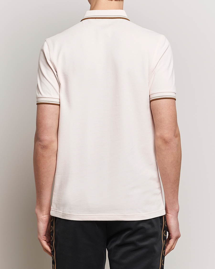 Homme | Polos | Fred Perry | Twin Tipped Polo Shirt Silky Peach