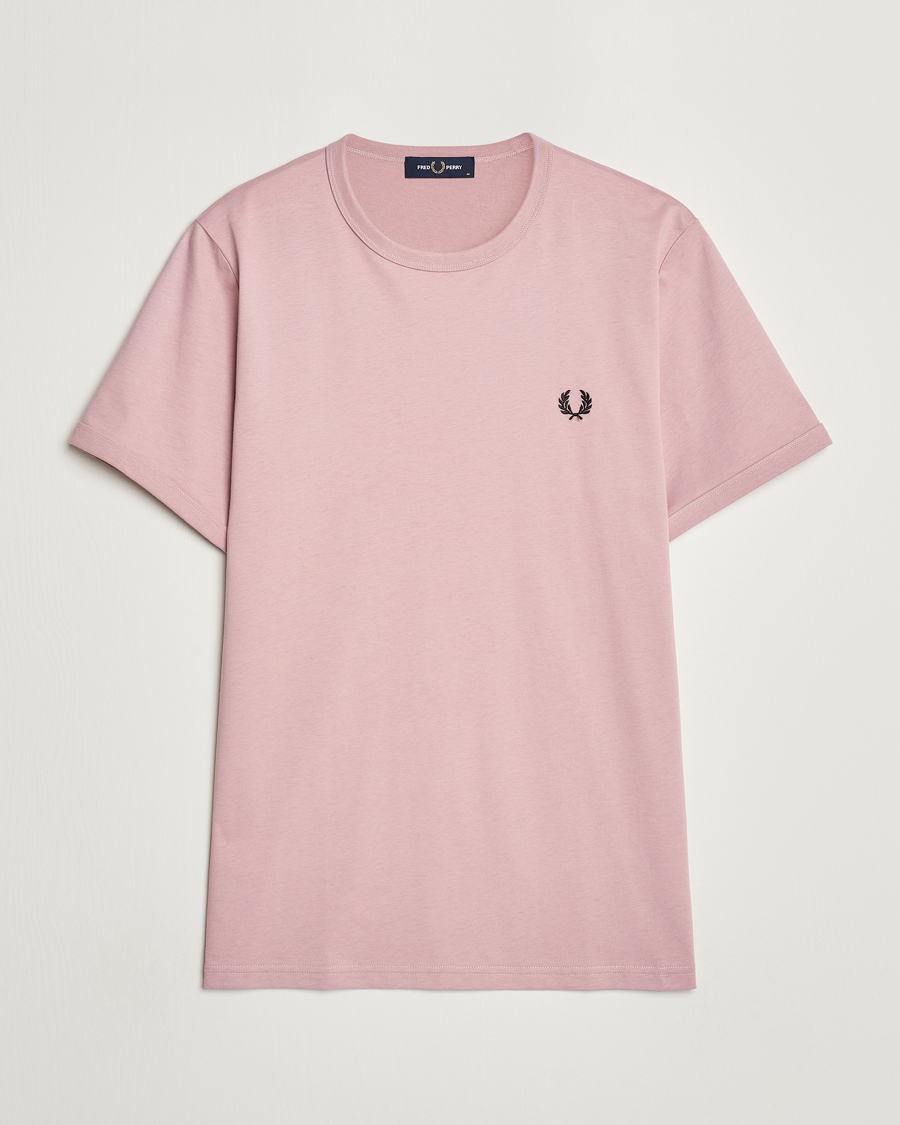 Homme | T-shirts | Fred Perry | Ringer T-Shirt Dusty Rose Pink