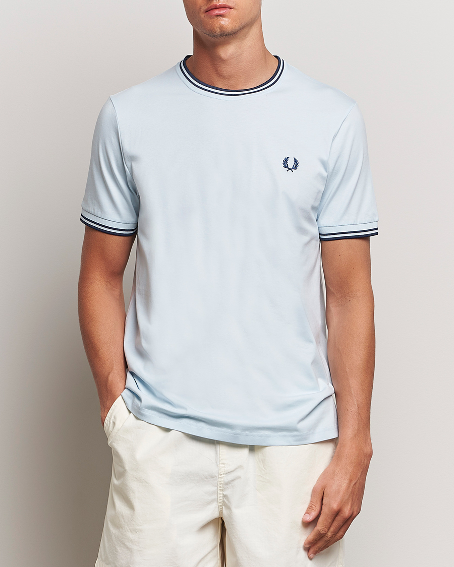 Homme |  | Fred Perry | Twin Tipped T-Shirt Light Ice