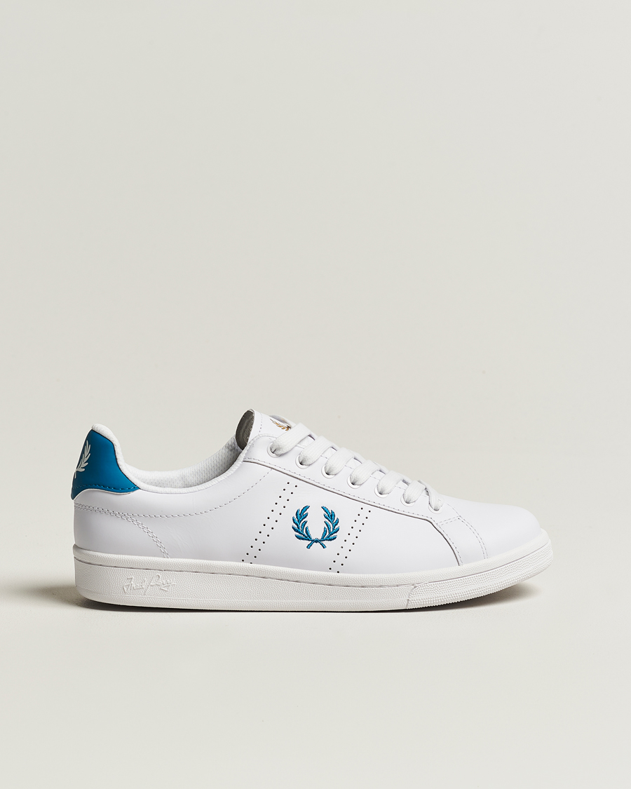 Homme | Fred Perry B721 Leather Sneaker White | Fred Perry | B721 Leather Sneaker White