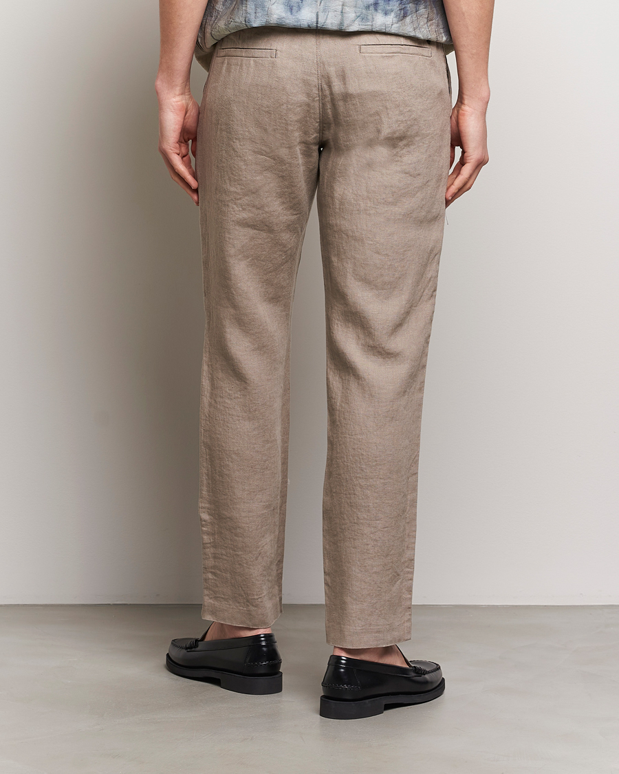 Homme | Pantalons | NN07 | Theo Linen Trousers Greige